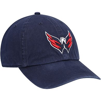 Men's '47 Navy Washington Capitals Logo Franchise Fitted Hat