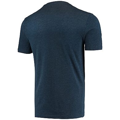 Men's Concepts Sport Heathered Charcoal/Navy Illinois Fighting Illini Meter T-Shirt & Pants Sleep Set