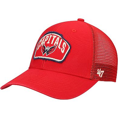 Men's '47 Red Washington Capitals Cledus MVP Trucker Snapback Hat