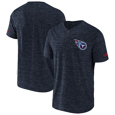 Men's NFL x Darius Rucker Collection by Fanatics Navy Tennessee Titans Slub Henley T-Shirt