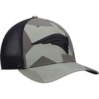 Men's '47 Olive New England Patriots Countershade MVP DP Trucker Snapback Hat