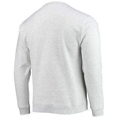 Men's League Collegiate Wear Heathered Gray Louisville Cardinals Upperclassman Pocket Pullover Sweatshirt