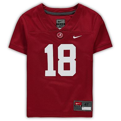 Toddler Nike #18 Crimson Alabama Crimson Tide Untouchable Football Jersey