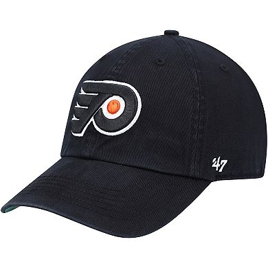 Men's '47 Black Philadelphia Flyers Team Franchise Fitted Hat