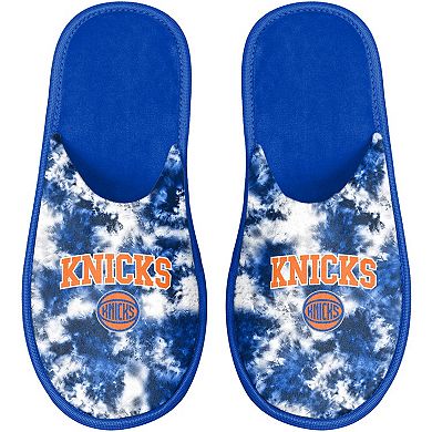 Women's FOCO New York Knicks Iconic Logo Scuff Slippers