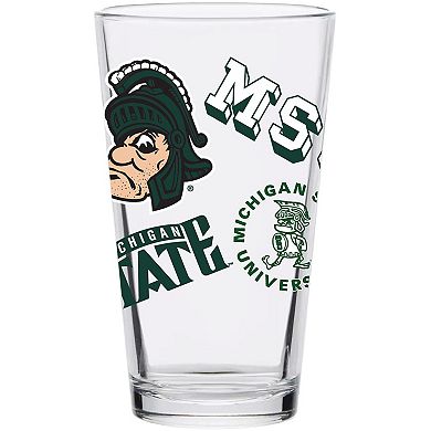 Michigan State Spartans 16oz. Medley Vintage Pint Glass