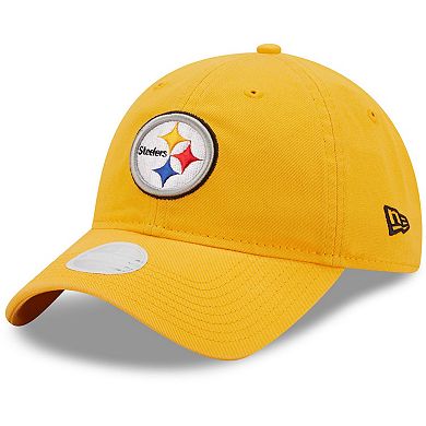 Women's New Era Gold Pittsburgh Steelers Core Classic 2.0 9TWENTY Adjustable Hat