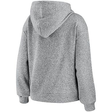 Women's WEAR by Erin Andrews Heathered Gray Seattle Seahawks Full-Zip Hoodie