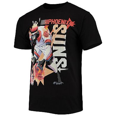 Men's NBA x McFlyy Black Phoenix Suns Identify Artist Series T-Shirt