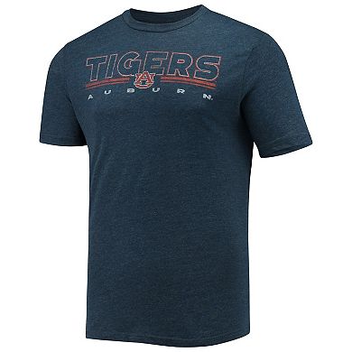 Men's Concepts Sport Heathered Charcoal/Navy Auburn Tigers Meter T-Shirt & Pants Sleep Set