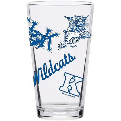 Kentucky Wildcats 16oz. Medley Vintage Pint Glass