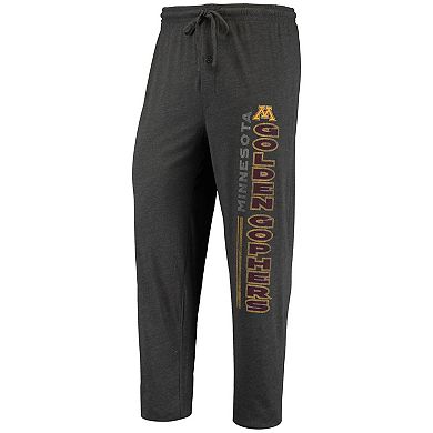 Men's Concepts Sport Heathered Charcoal/Maroon Minnesota Golden Gophers Meter T-Shirt & Pants Sleep Set