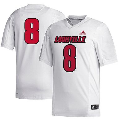 Men's adidas #8 White Louisville Cardinals Alumni Replica Jersey