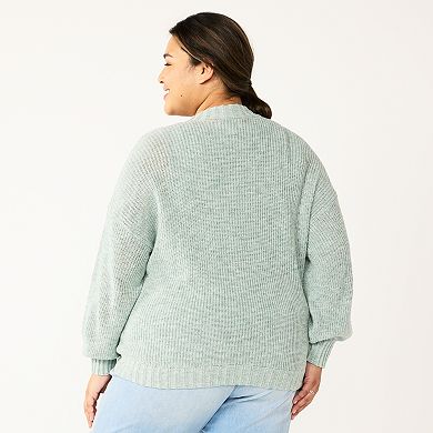 Plus Size Sonoma Goods For Life® Casual Cardigan