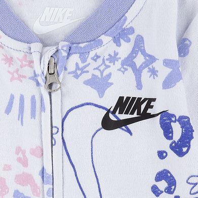 Baby Girl Nike Doodle Dreamer Print Sleep & Play