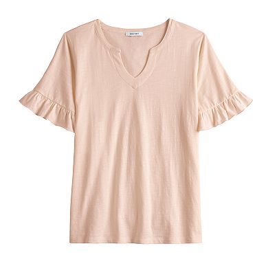 Women's Nine West Ruffle Sleeve Top