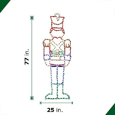 Fraser Farm Hill Christmas LED Toy Soldier Outdoor Decor