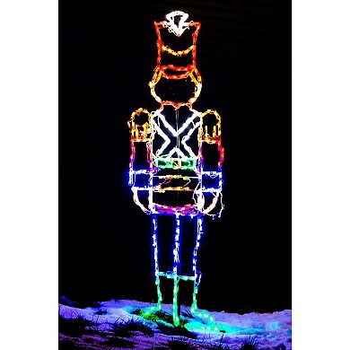 Fraser Farm Hill Christmas LED Toy Soldier Outdoor Decor