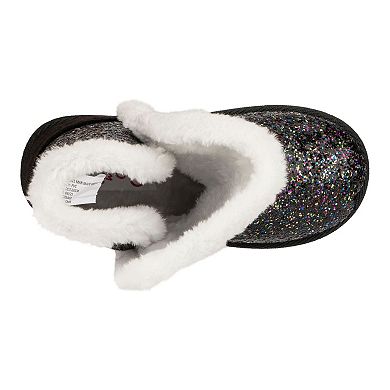 Olivia Miller Audrey Girls' Glitter Slipper Boots