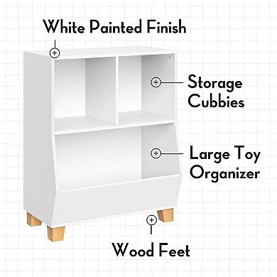 RiverRidge Home Kids 3-Cubby Toy Organizer Floor Decor