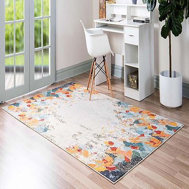 Unique Loom Coral Chromatic Rug