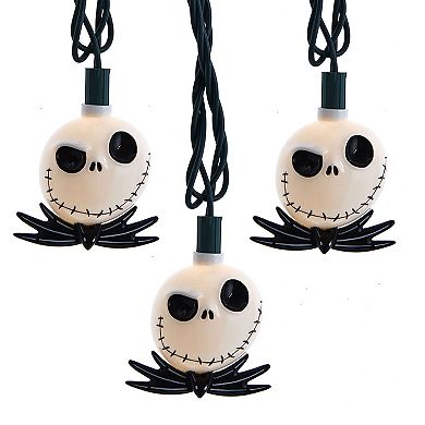 Kurt Adler 10-Light Nightmare Before Christmas Jack Skellington Light Set