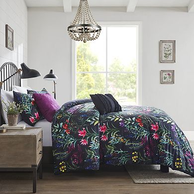 Madison Park Zaire 5-piece Floral Printed Antimicrobial Comforter Set with Shams