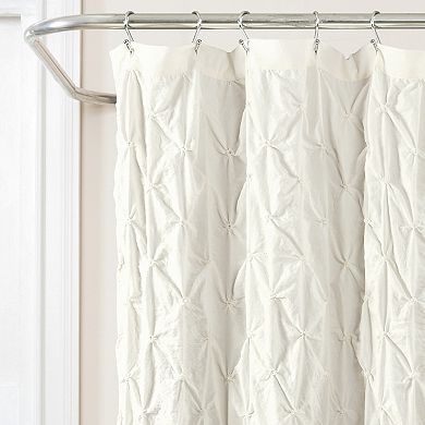 Lush Decor Ravello Pintuck Shower Curtain