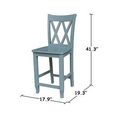 International Concepts X-Back Counter Stool