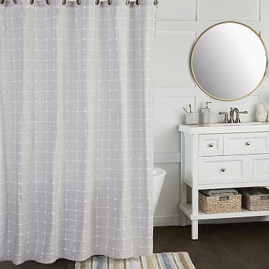 SKL Home Windowpane Texture Shower Curtain