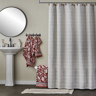 SKL Home Windowpane Texture Shower Curtain