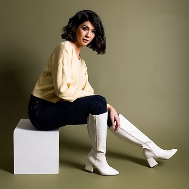 Journee Collection Landree Tru Comfort Foam™ Women's Heeled Knee High Boots