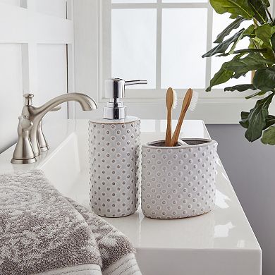 SKL Home Hobnail Toothbrush Holder