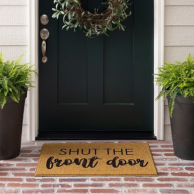Mohawk® Home Shut The Front Door Doormat