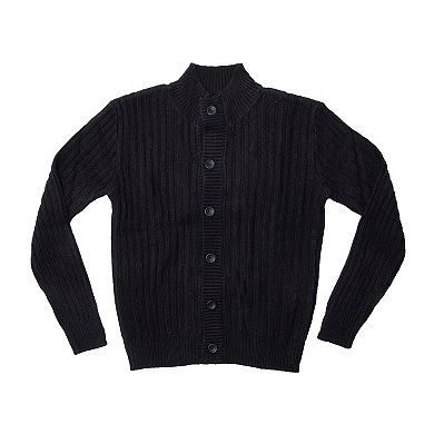 Men's Xray Stand-Collar Cardigan Sweater