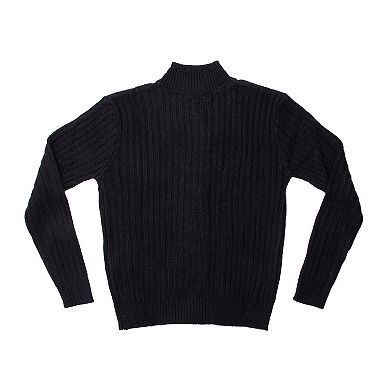 Men's Xray Stand-Collar Cardigan Sweater