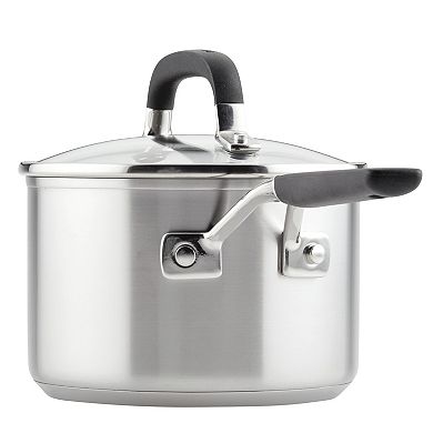 KitchenAid® 2-qt. Stainless Steel Saucepan with Measuring Marks
