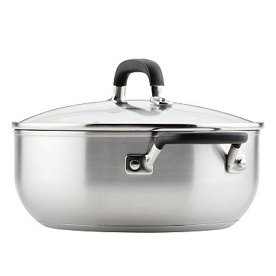 KitchenAid® 4-qt. Stainless Steel Casserole with Lid