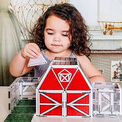 Backyard Barn Magna Tiles Structure Set