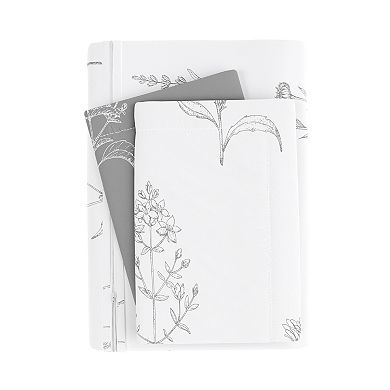 Home Collection Premium Ultra Soft Botany Floral Reversible Duvet Cover Set