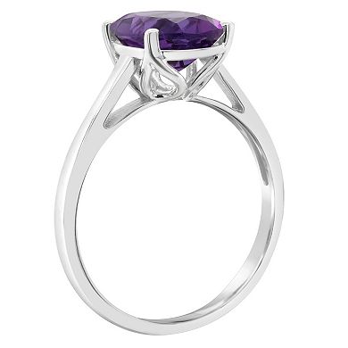 Alyson Layne 14k Gold Oval Amethyst Solitaire Ring