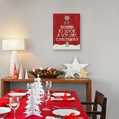 Master Piece Look Like Christmas by Erin Clark Canvas Wall Art