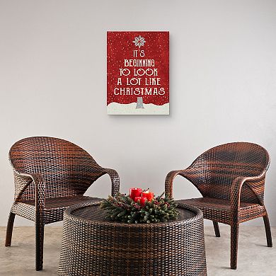 Master Piece Look Like Christmas by Erin Clark Canvas Wall Art