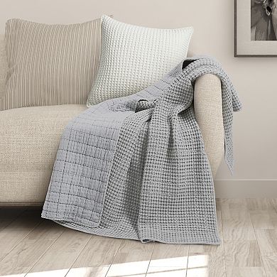 Levtex Home Mills Waffle Quilted Throw