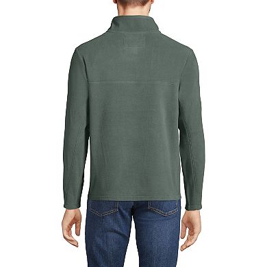 Big & Tall Lands' End Fleece Quarter-Zip Pullover Top