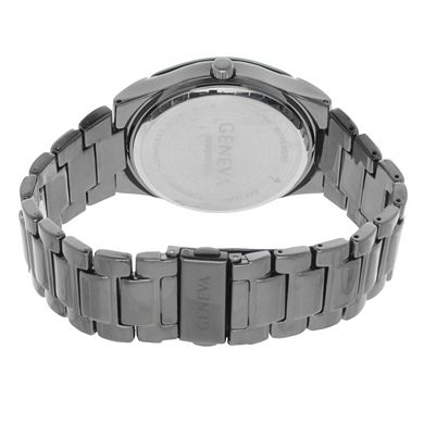 Geneva Diamond Accent Gunmetal Slim Case Men's Watch - KHA0002GU