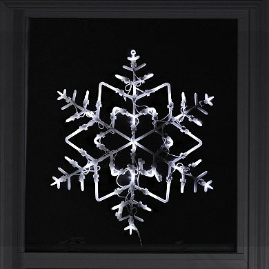 Northlight 13.5-in. Lighted Snowflake Christmas Window DecorationNorthlight 13.5-in. Lighted Snowflake Christmas Window Decoration