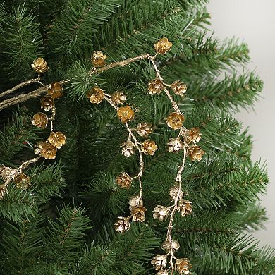 Northlight Gold Finish Pine Cone Artificial Christmas Spray