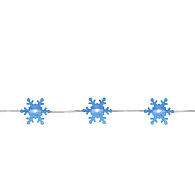 Northlight 20-Count Blue Snowflake LED Christmas Fairy Lights