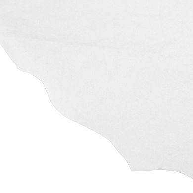 Northlight White Scalloped Edge Christmas Tree Skirt